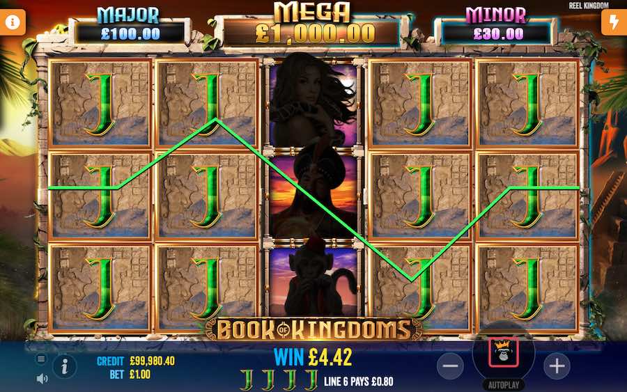 Landing Your Selected Symbol Can Cause The Reels To Expand During The Free Spin Bonus On Book Of Kingdoms Slot