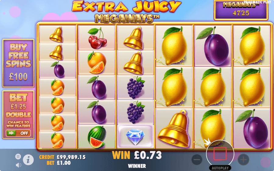 Play With 6 Reels, 117,649 Paylines, And Win Up To 5,000x Your Bet On Pragmatic Play's Extra Juicy Megaways Online Slot