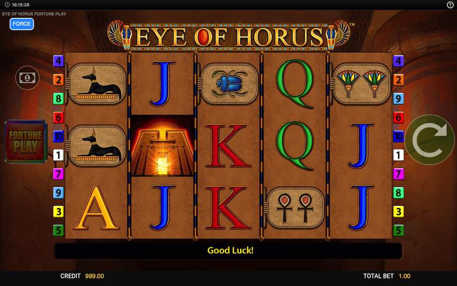 Eye Of Horus Fortune Play Slot Base Game