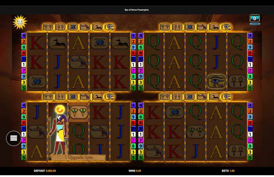 Eye Of Horus Powerspins Slot Free Spins Feature