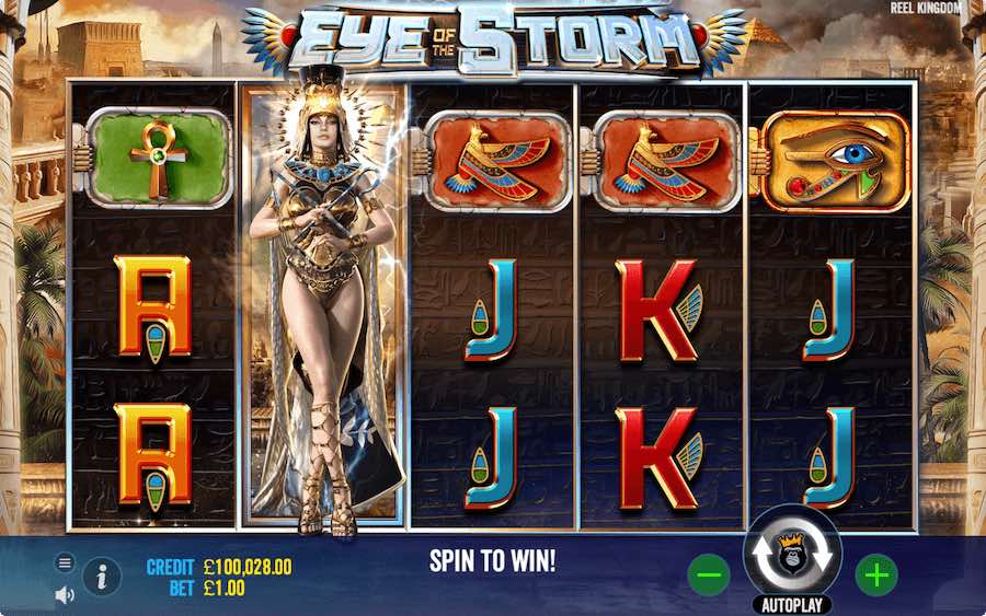 Play With 5 Reels, 10 Paylines, And Win Up To 10,000x Bet On Eye Of Storm Slot From Game Provider Pragmatic Play