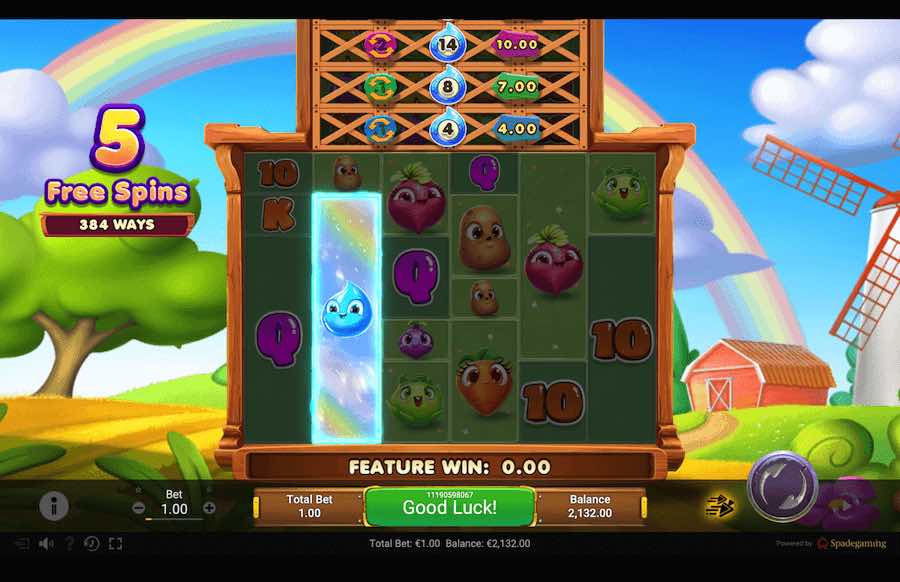 Farmland Frenzy Maxways Free Spins Feature 