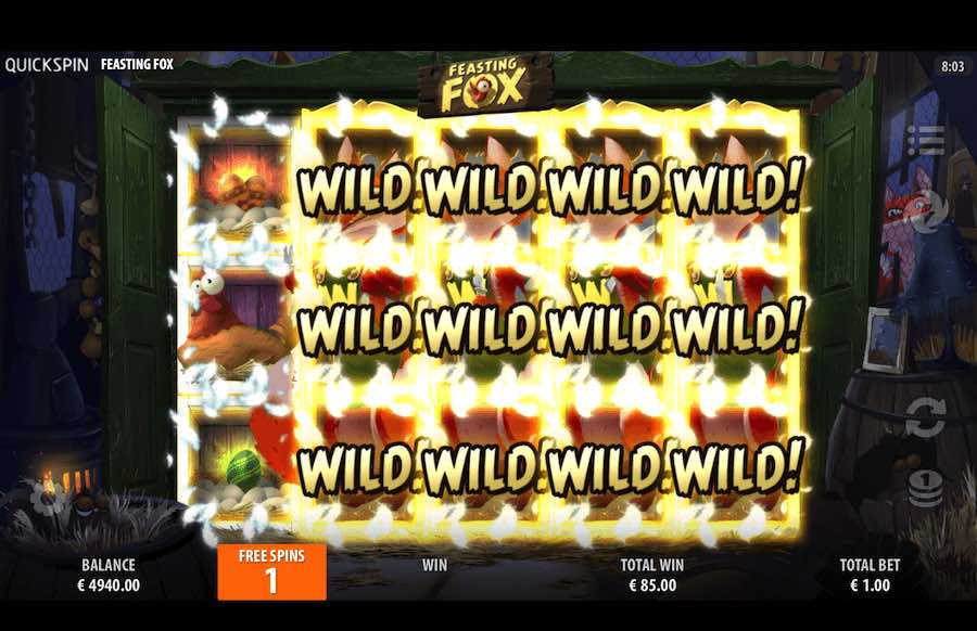 Feasting Fox Slot Free Spins Feature