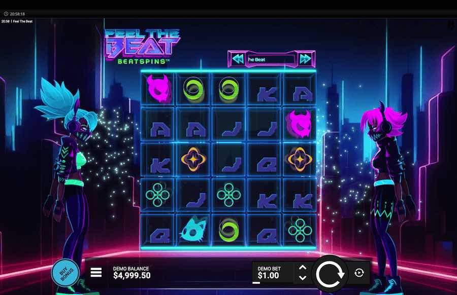 Feel The Beat Slot Base Game