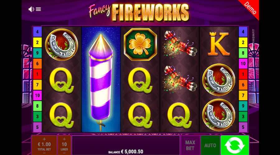 Full Reel Wild On Fancy Fireworks Slot