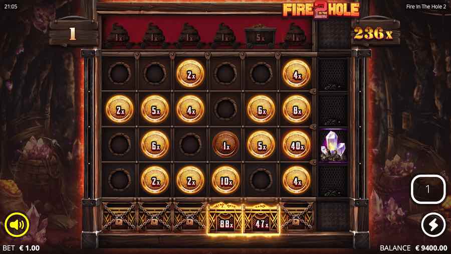 Fire In The Hole 2 Slot Free Spins Feature 