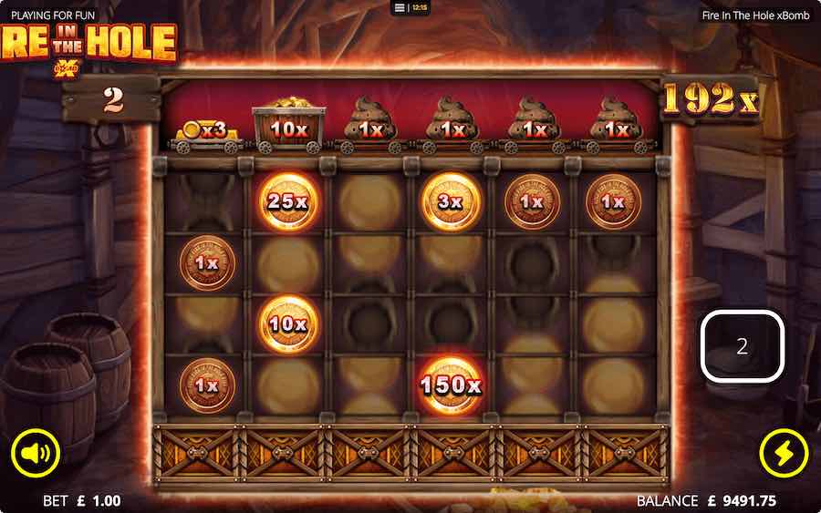 Fire In The Hole Slot Bonus Round