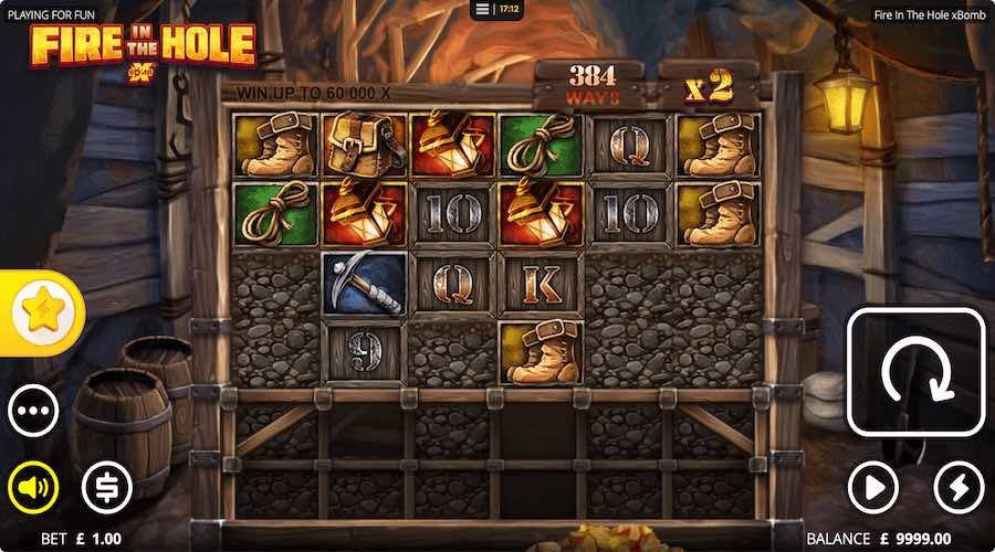 Fire In The Hole Slot Base Game