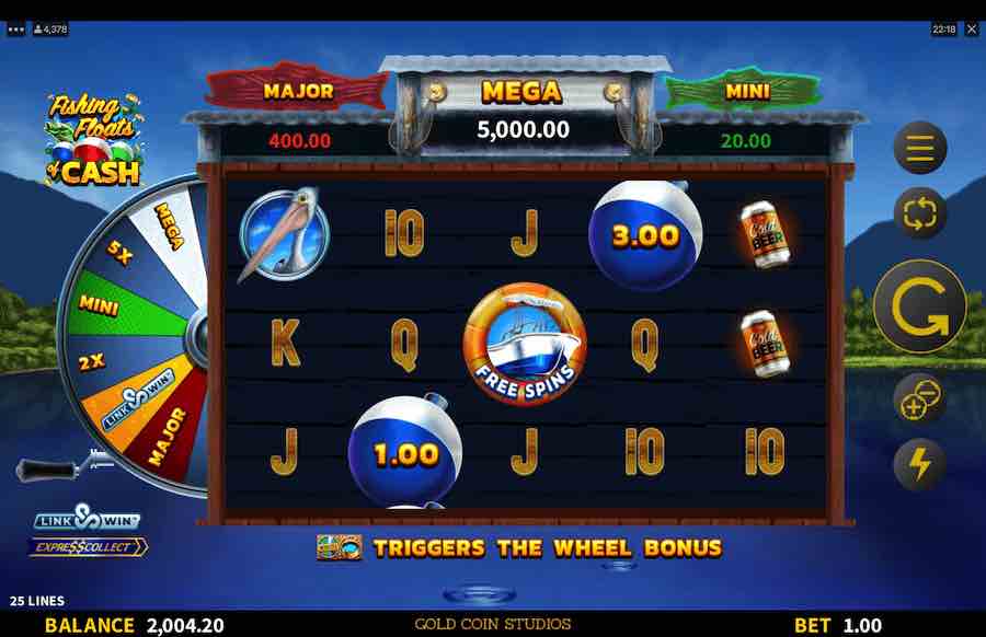 Fishing Floats Of Cash Slot Base Game