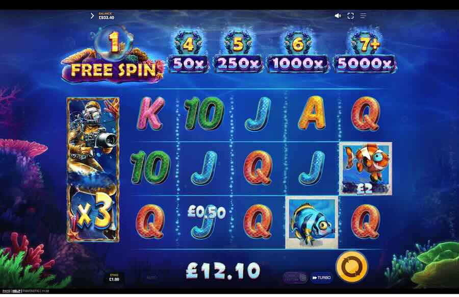 Fishtastic Slot Free Spins Feature