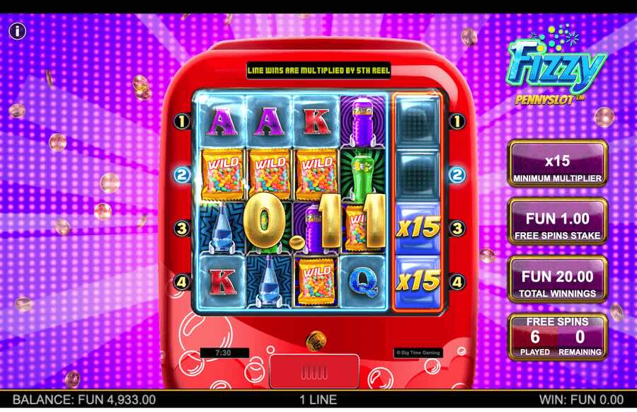 Fizzy Pennyslot Free Spins Feature