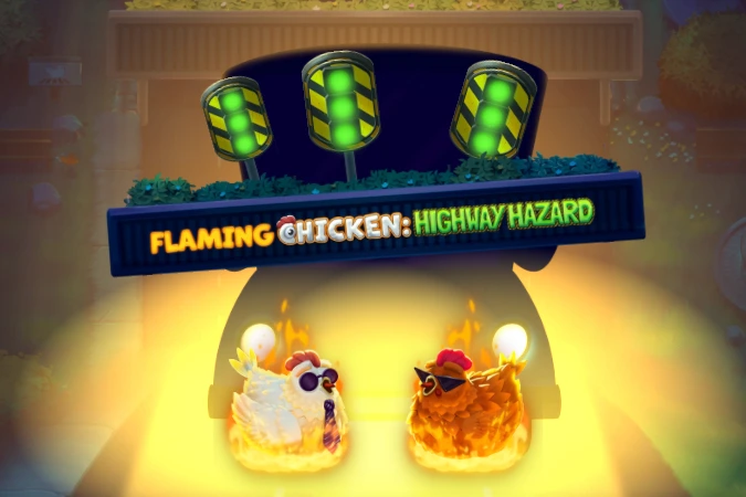 Flaming Chicken Highway Hazard Slot