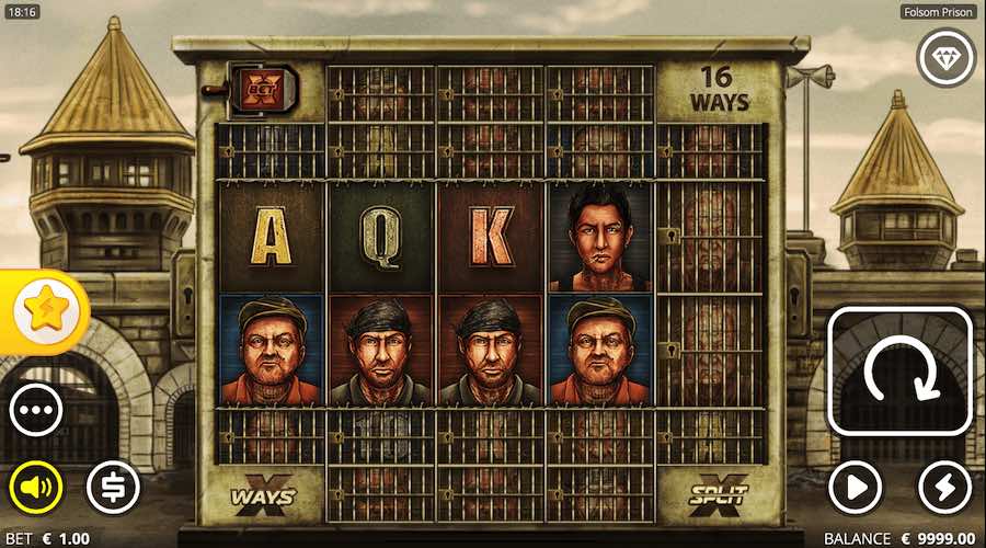 Play With 5 Reels, 3,456 Paylines, And Win Up To 75,000x Your Stake On Folsom Prison Online Slot From Nolimit City