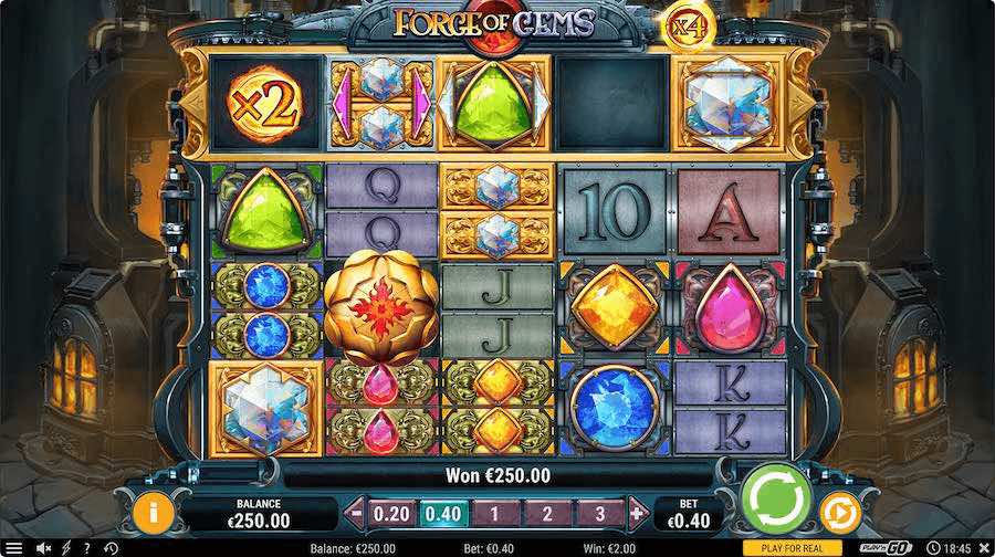 Forge Of Gems Slot Base Game