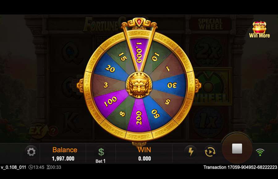 Fortune Gems 2 Slot Bonus Wheel