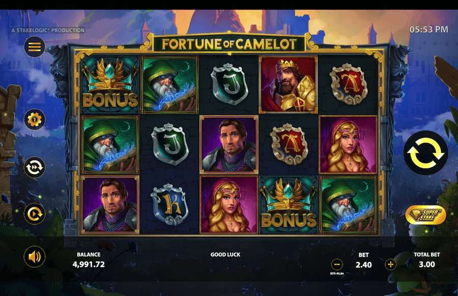 Win Up To 10,000x Your Bet In The Fortune Of Camelot Online Slot From Game Provider Jelly