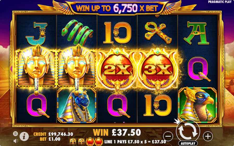 Play With 5 Reels, 20 Paylines, And Win Up To 6,750x Bet On Pragmatic Play's Fortune Of Giza Slot