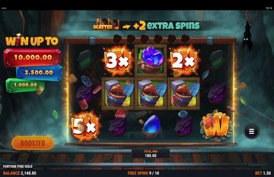 Fortune Pike Gold Slot Free Spins Feature 