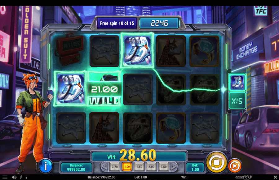 Landing 3 Scatter Symbols Will Trigger The Free Spins Feature On Fortune Rewind Video Slot