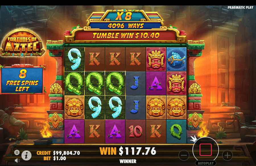 Fortunes Of The Aztec Free Spins Feature 