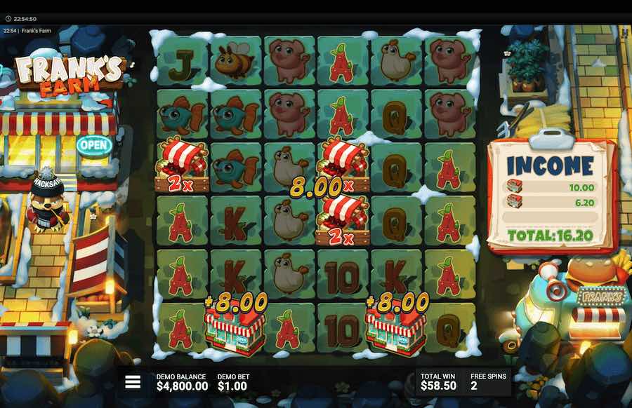 Frank's Farm Slot Free Spins Feature