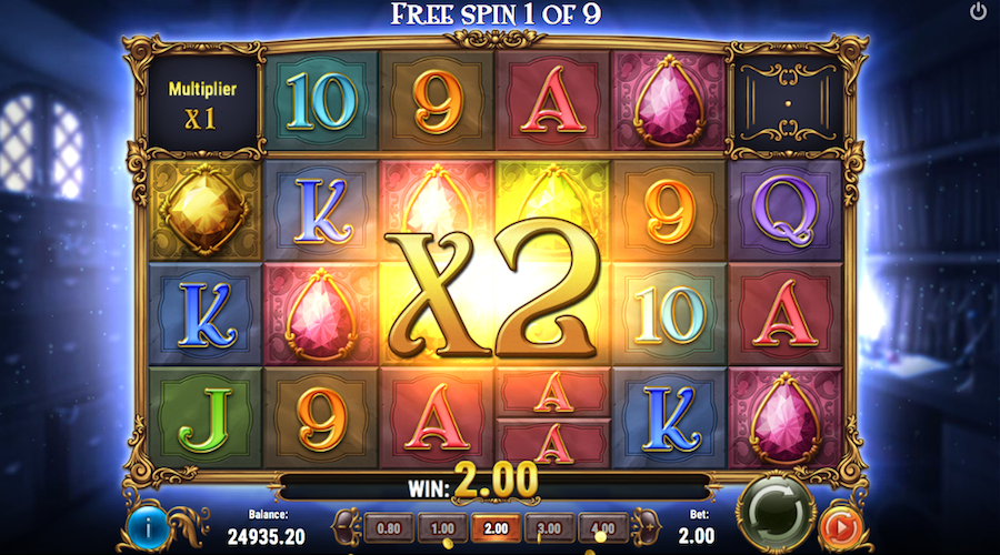 Multiplier Increasing After A Win On Perfect Gems Slot