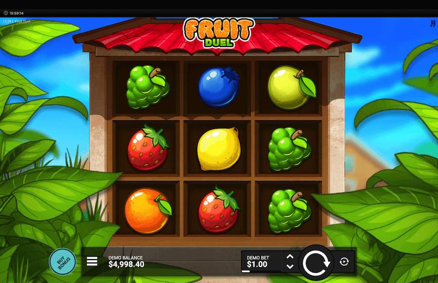 Play With 3 Reels, 17 Payways, And Win Up To 3,333x Your Bet In The Fruit Duel Online Slot From Provider Hacksaw Gaming