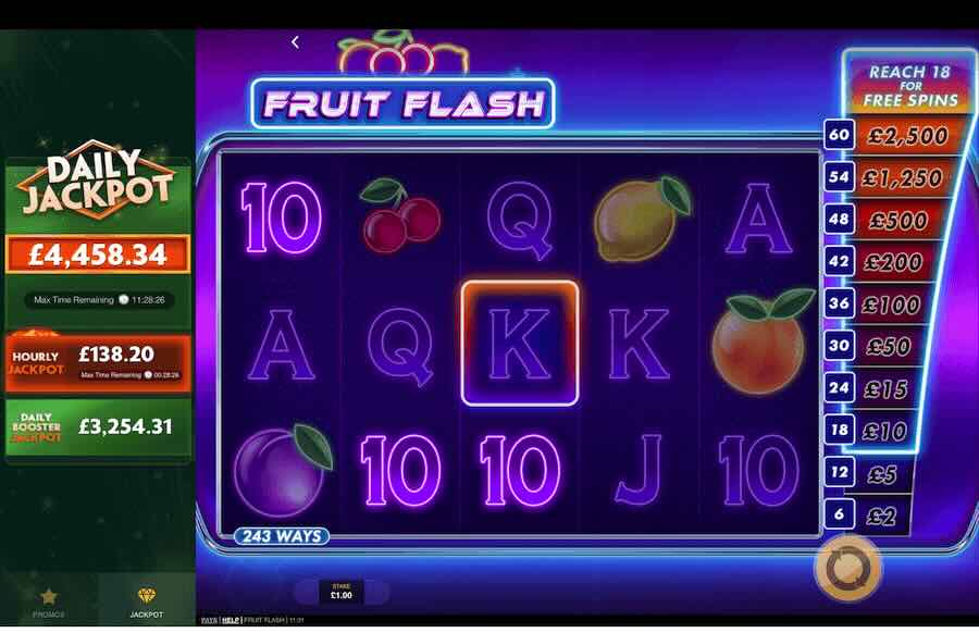 Fruit Flash Slot Bonus Feature