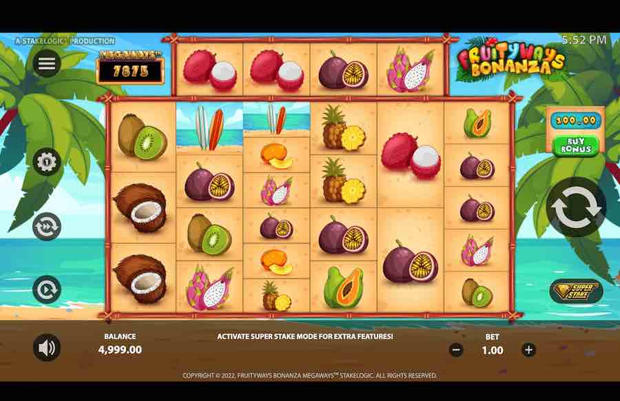 You Can Win Up To 30,000x Your Bet In The Fruityways Bonanza Megaways Online Slot From Game Provider Stakelogic