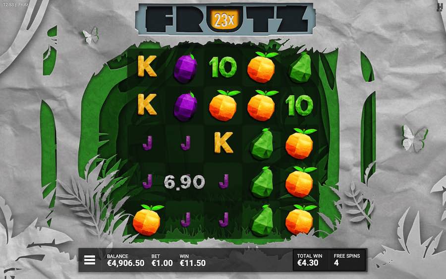 A Minimum Of 3 Scatter Symbols Are Required To Land In The Base Game On Frutz Video Slot For The Free Spins Feature To Be Triggered