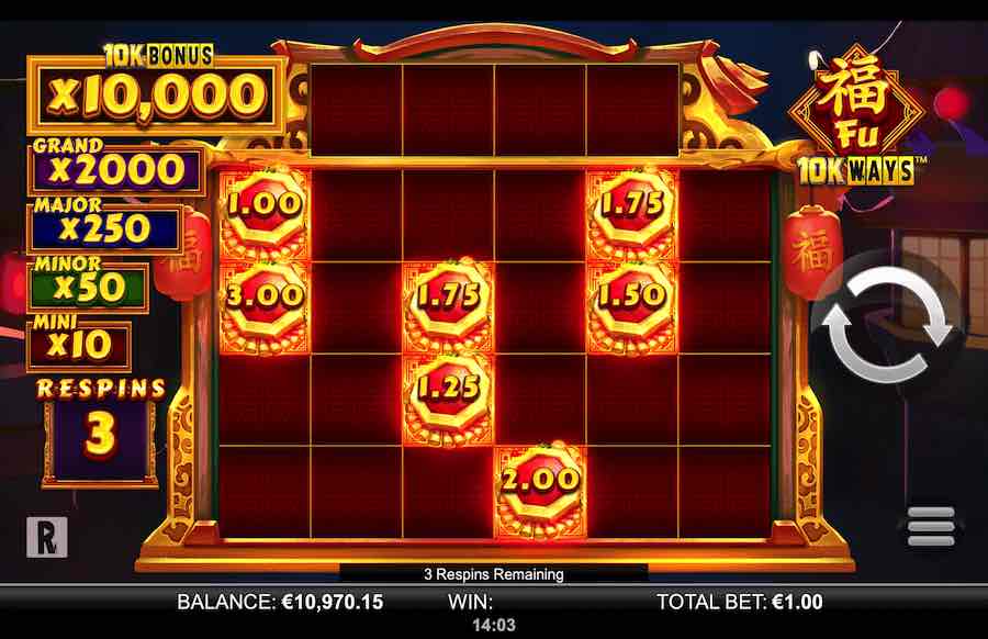 Fu 10k Ways Slot Bonus Feature