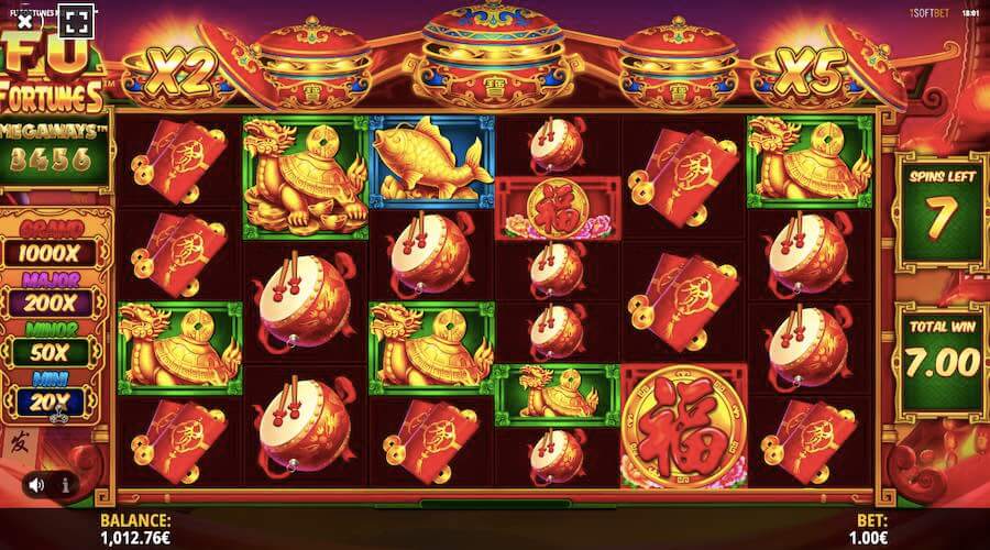 All Low Value Symbols Will Be Removed From The Reels During The Free Spin Bonus On Fu Fortunes Megaways™