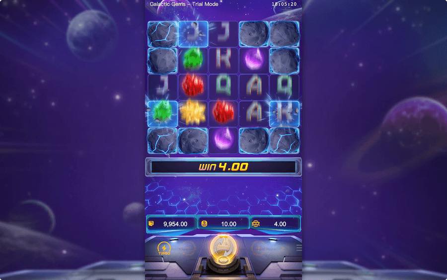 The Base Game Will Begin With Just 45 Ways To Win On Galactic Gems Slot