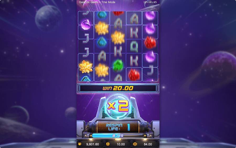 Destroying All Of The Blockers On The Reels Will Unlock All 3,125 Paylines On Galactic Gems Slot