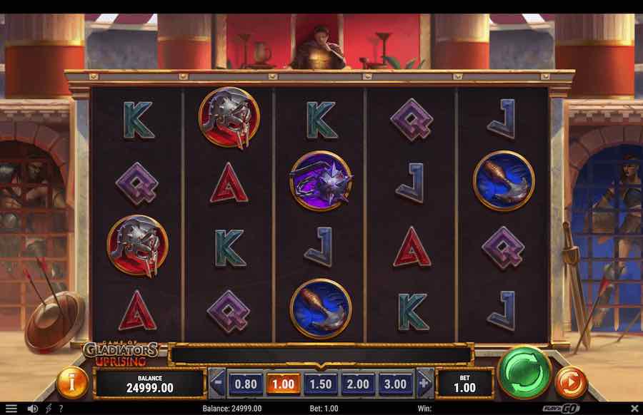 Game Of Gladiators Uprising Slot Base Game