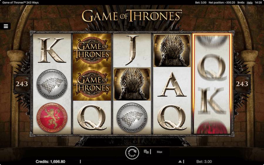 Land 3 Or More Scatter Symbols In View To Trigger The Free Spins Feature On Game Of Thrones Slot