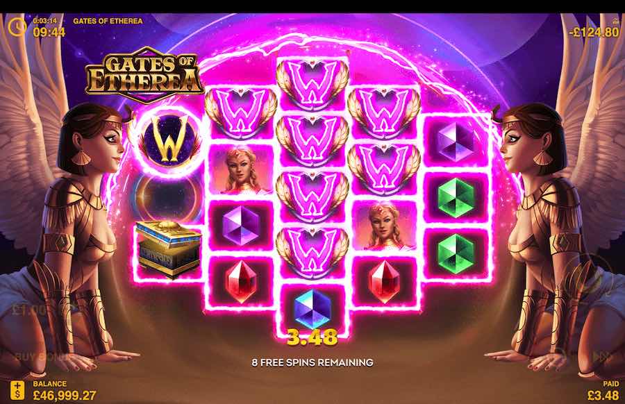 Trigger The Free Spins Feature On Gates Of Etherea Video Slot To Be In With A Chance Of Winning Huge Cash Prizes