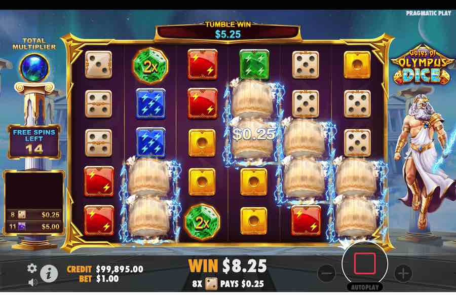 Gates Of Olympus Dice Slot Free Spins Feature