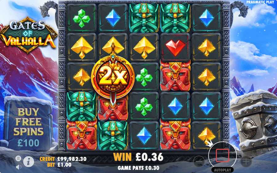 Play With 5 Reels, 10 Paylines, And Win Prizes Up To A Maximum Of 20,000x Bet In Pragmatic Play's Gates Of Valhalla Slot