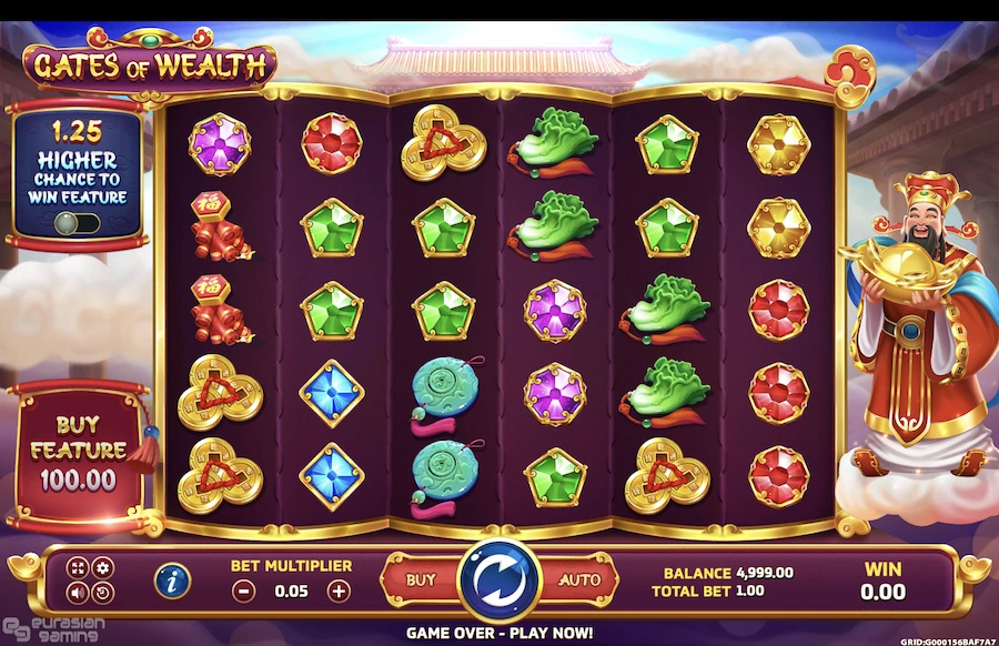 Gates of Wealth slot base game