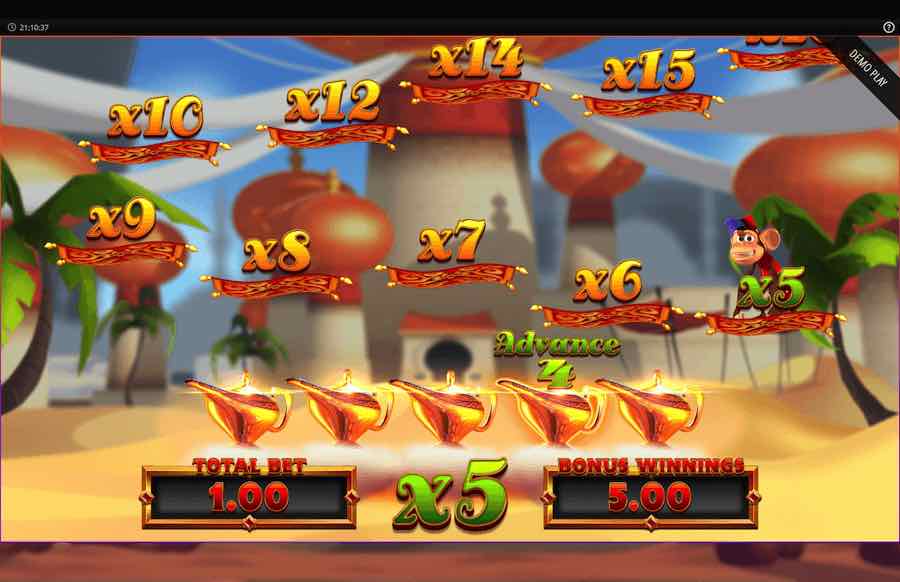 Genie Jackpots Wishmaker Slot Bonus Round