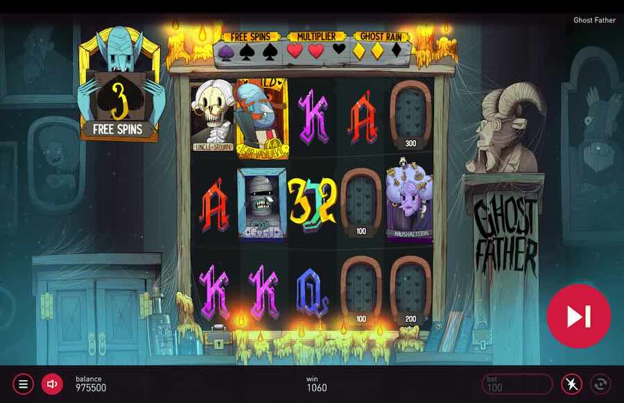 Ghost Father Slot Free Spins Feature 