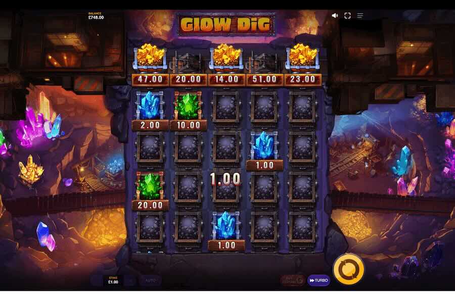 Glow Dig Slot Free Spins Feature