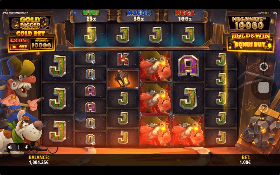 Play With Cascading Reels, Modifiers, And Up To 117,649 Paylines In Gold Digger Megaways Slot