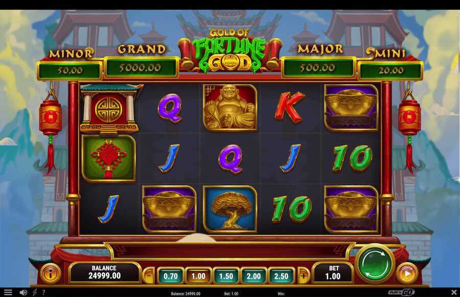 Gold Of Fortune God Slot Base Game