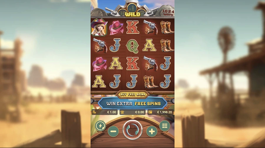 Gold West slot base game