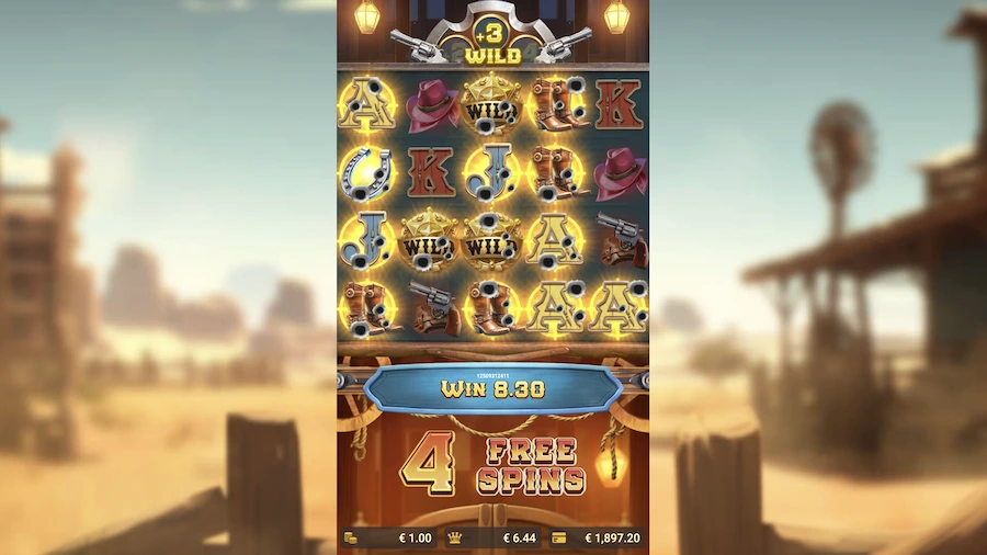 Gold West slot free spins feature