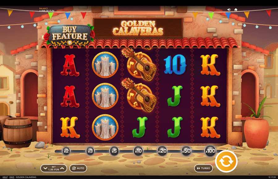 Win Up To 10,000x Your Bet In The Golden Calaveras Online Slot From Provider Silverback Gaming