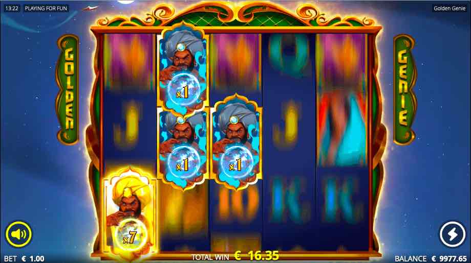 Multipliers Can Continue To Build During The Free Spins On Golden Genie And The Walking Wilds