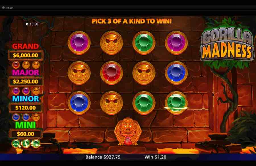 Two Bonus Features Can Be Triggered When Playing The Gorilla Madness Video Slot